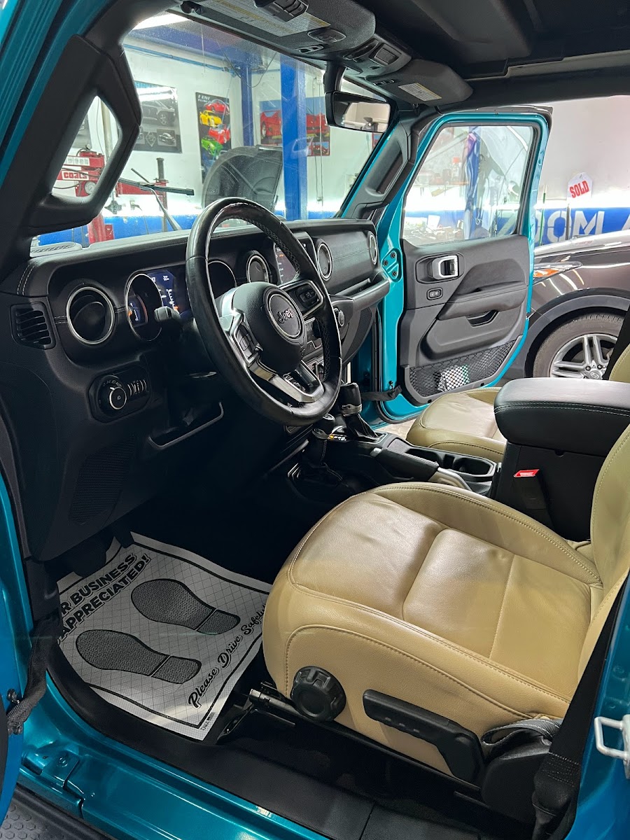 Detailed interior at Zoom Complete Car Repair